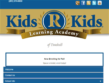 Tablet Screenshot of kidsrkids21tx.com